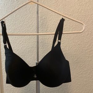 Maidenform black silk bra size 38B with padding